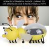 Child Solar Power Cute Honeybee Intelligent Educational Science Learning Kid Toy