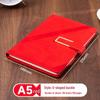 A5 Sheepskin Soft Leather Notebook – Customizable, Logo Printable, Thick Business Office Design