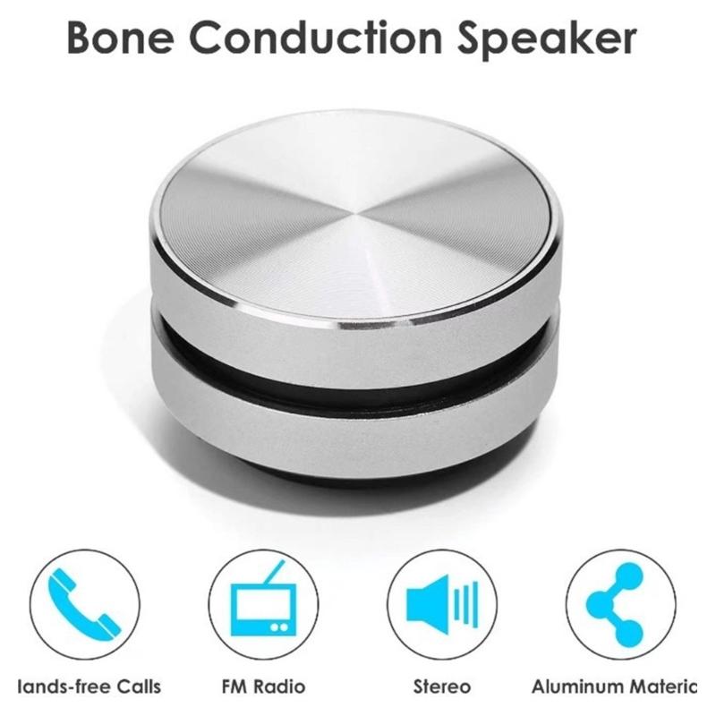 Wireless Speaker Bone Conduction Bass Technology Suction Cup Magnetic Base Designing For Outdoor Travel Home Bathroom