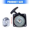 Universal Engine Recoil Starter For 43CC 49CC Garden Tool Heavy Duty Nylon Material 67mm Mounting Holes Easy Assembly