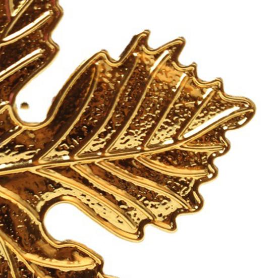 6Pcs Napkin Rings Durable Decorative Sturdy Maple Elegant Leaf Shape Colorfast Exquisite Home Restaurant