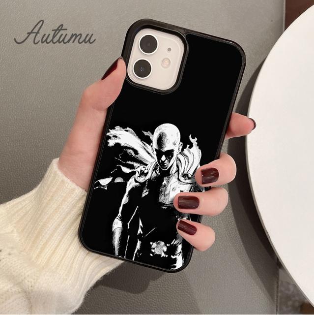 ONE PUNCH MAN Phone Case for iPhone 11 12 13 14 Pro Max mini X XR XS SE 2020 5 6S 7 8 Plus Samsung Galaxy S21 S22 Cover shell