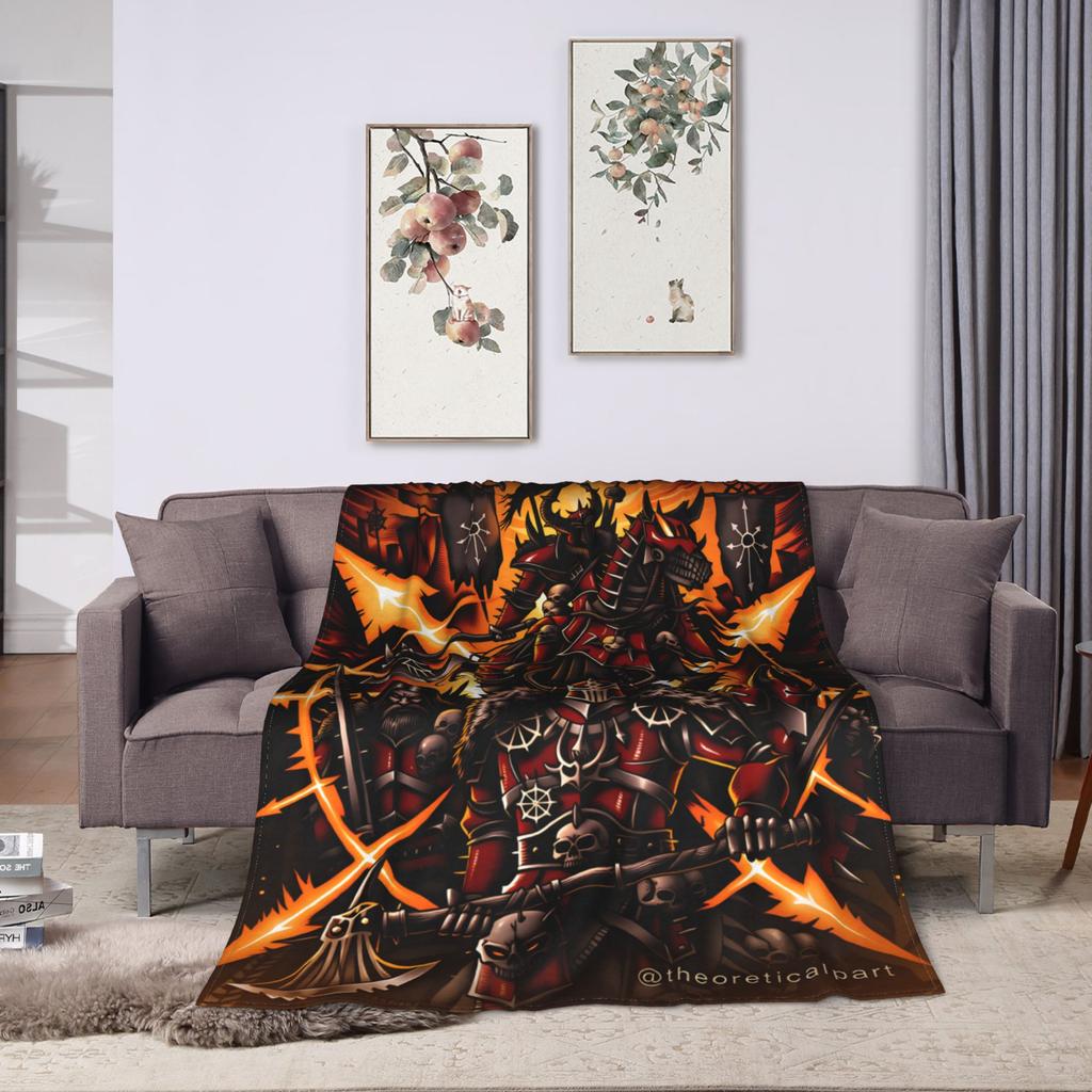 Dark Gods Blanket Travel Flannel Throw Blanket For Home Decor Warm Quality Bedspread Gift