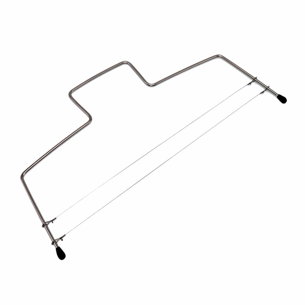 

Двойная линия Регулируемый металлический резак для торта из нержавеющей стали Инструменты для резки торта Форма для украшения Посуда для выпечки Кухонный инструмент для выпечки