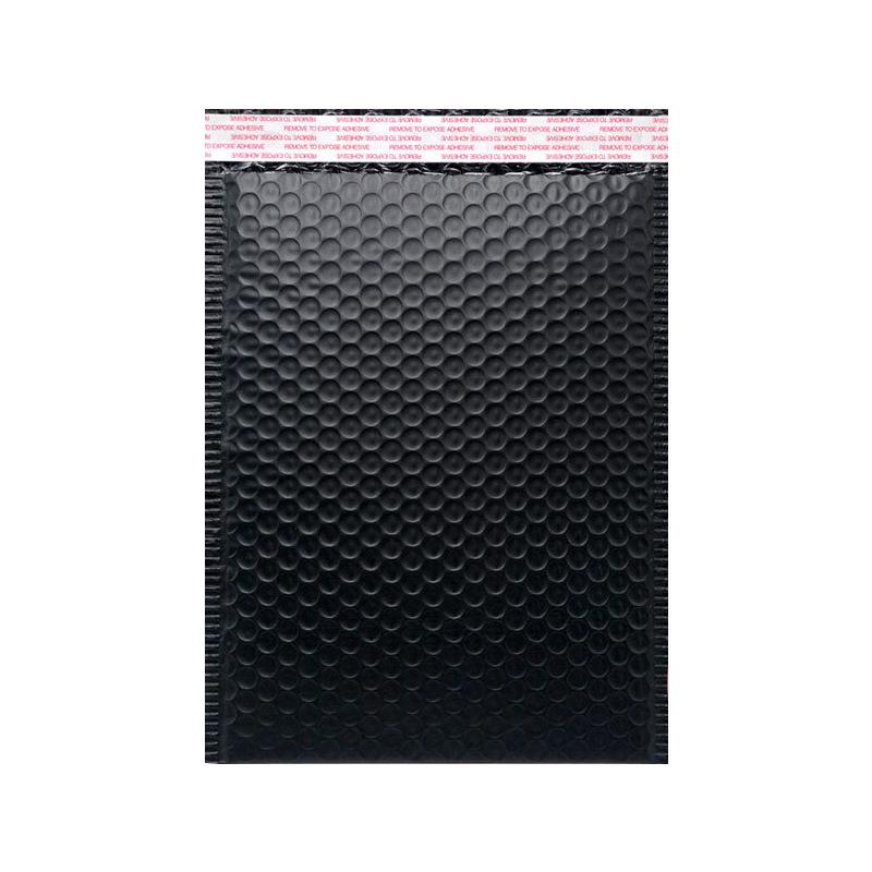 Large Black Bubble Envelope: Thick Foam Self-Adhesive Jacket Packaging Bag