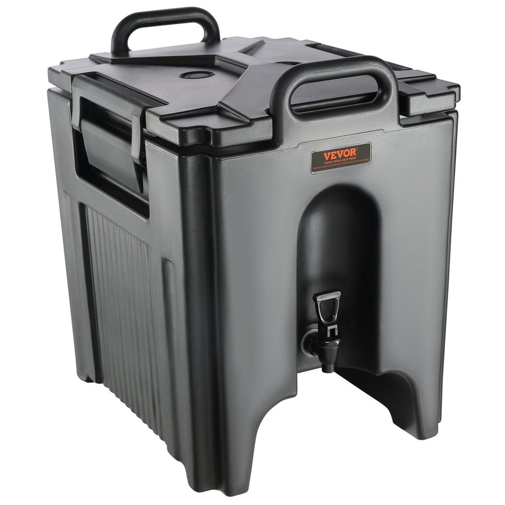 VEVOR Insulated Beverage Dispenser, 37.9 L, Food-grade LL9450UP Hot and Cold Beverage Server