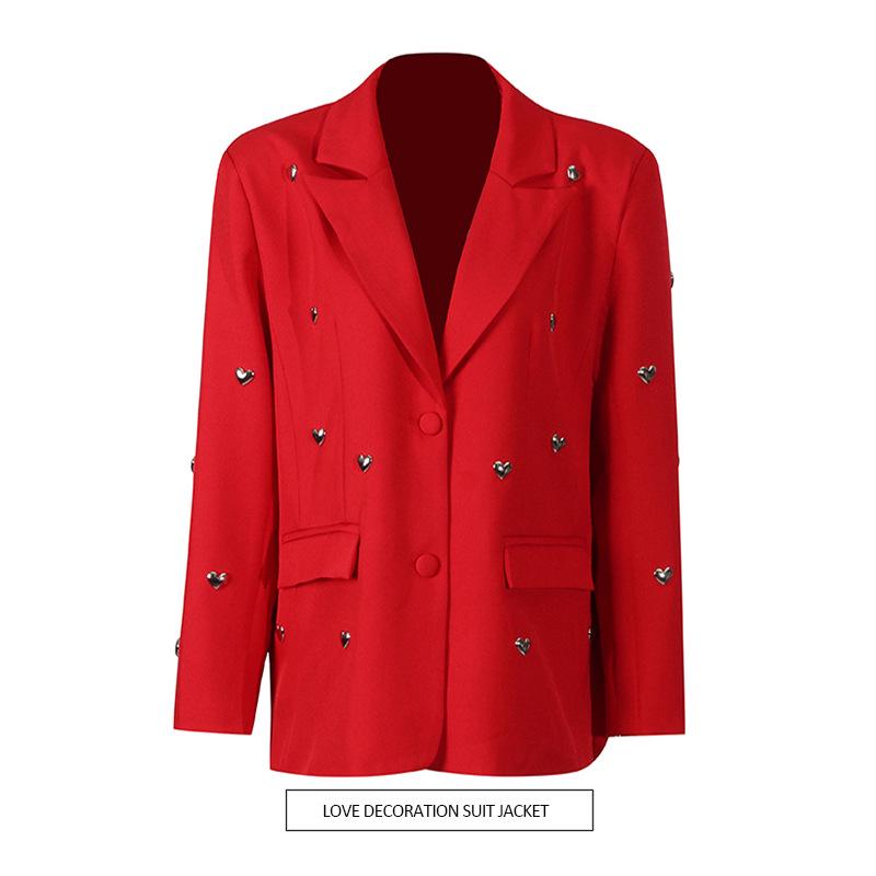 

2025 Trendy Women s Loose Fit Two-Button Coat