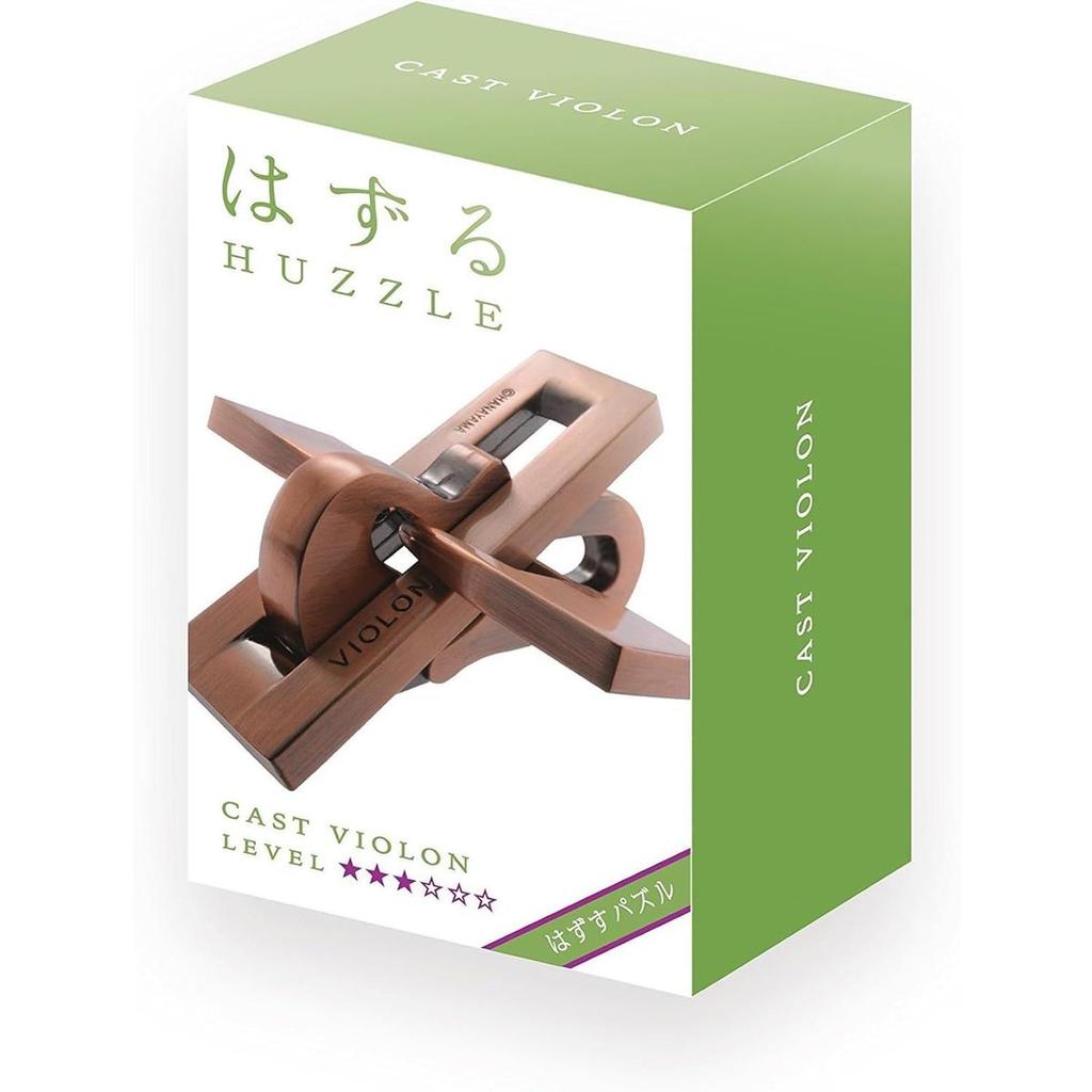 HANAYAMA Huzzle Cast Metal Puzzle - Violon (Difficulty Level 3)