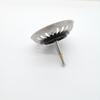 Stainless Steel Sink Strainer Waste Plug Basin Drain Filter 82mm Kitchen Sink Drain Plug Replacement Kitchen Bathroom Supply