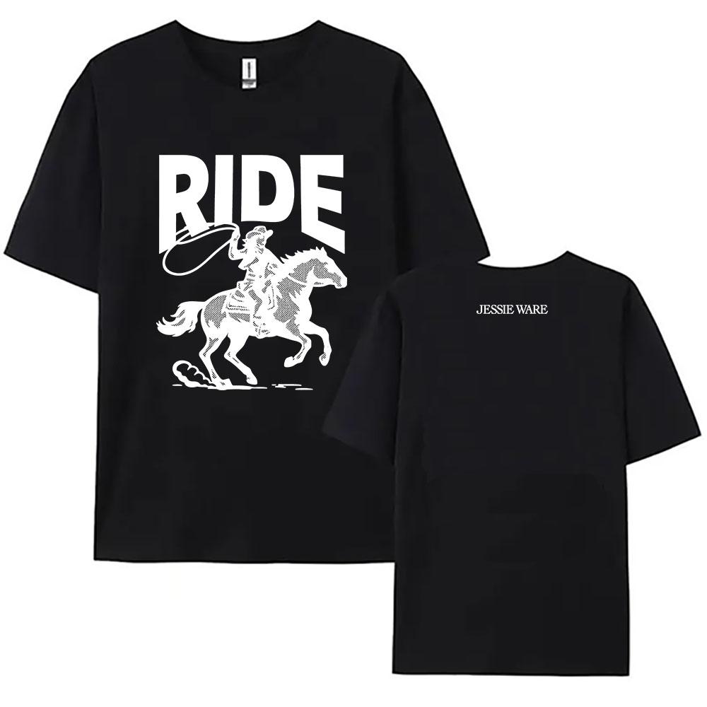 

Women Clothing Jessie Ware Ride T-shirt Summer Short Sleeve Unisex Tshirts Graphic Printing Tee Cotton Soft Tees XS