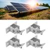 4pcs Adjustable Tilt Angle Solar PV Bracket Aluminum Alloy Support Feet  Roof Installation