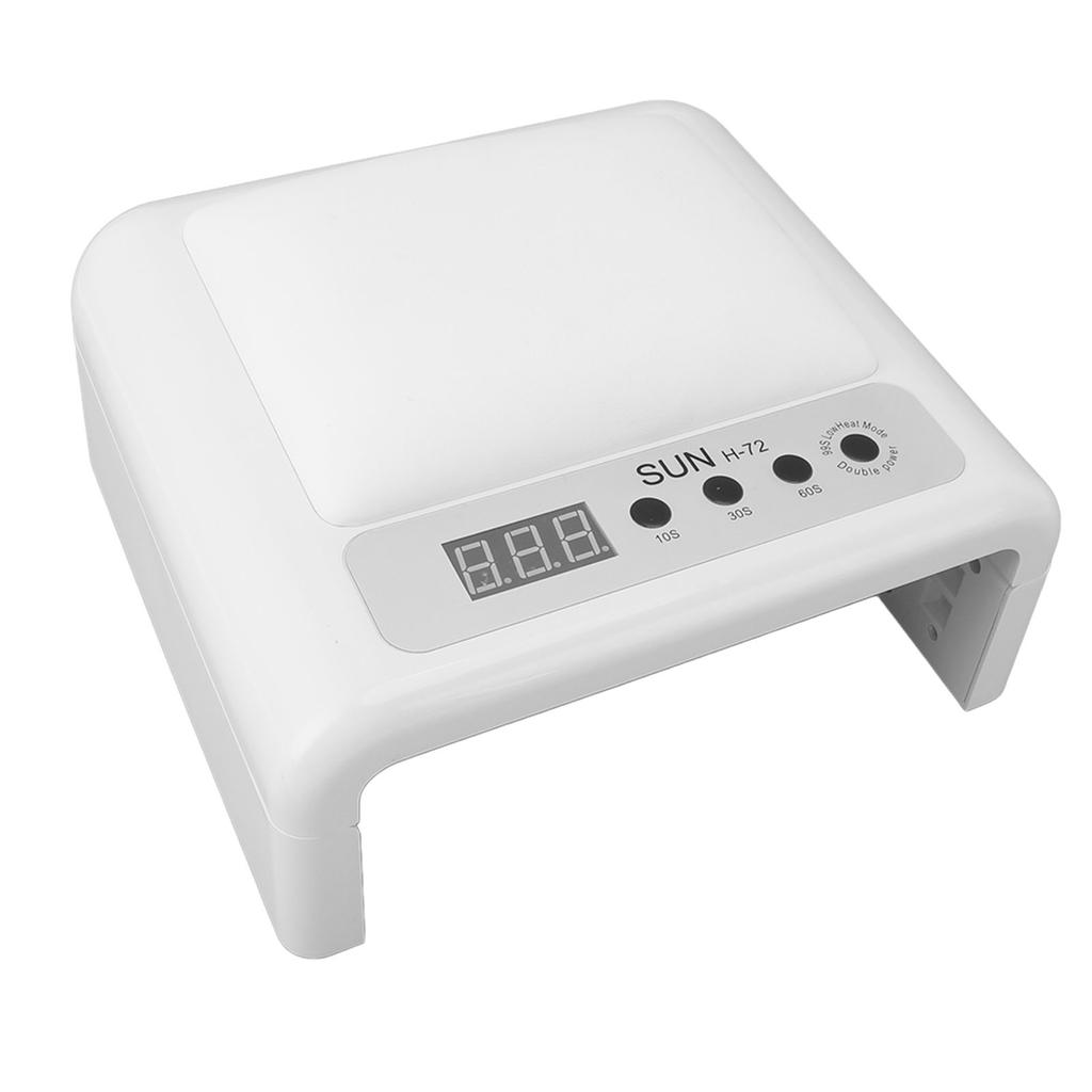 Hand Pillow Nail Lamp Gel Polish UV Curing LED Dryer Light PU Leather Foldable Portable Home Salon