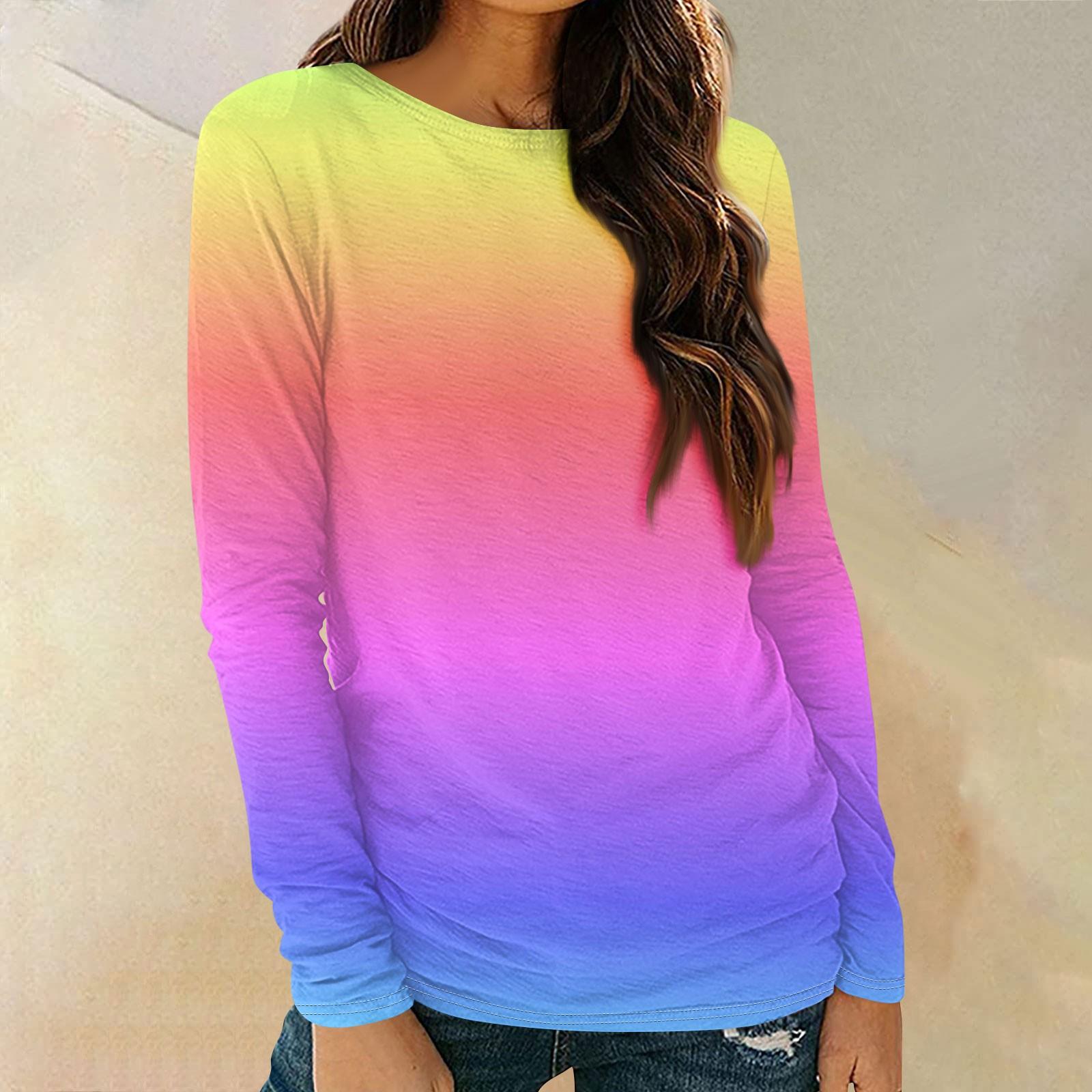 Женские рубашки с длинным рукавом и круглым вырезом — фото 7