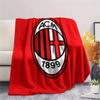 AC Milan Print Flannel Blanket, High Quality Comfortable for All Seasons, Home Decor, Warmth and Comfort, Perfect for Christmas Gifts