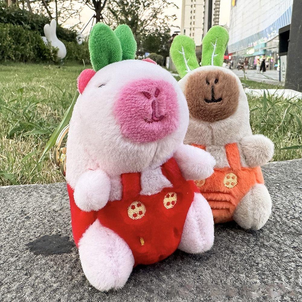 

Мила іграшка Симулятор Капібара Підвіска Мультфільм Капібара Фрукти Капібара Лялька Пухнаста тварина Лялька Діти коричневий