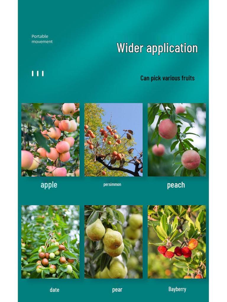 Telescopic Stainless Steel Fruit Picking Pole, Retractable & Super Hard for High-Altitude Toona Sinensis Harvesting