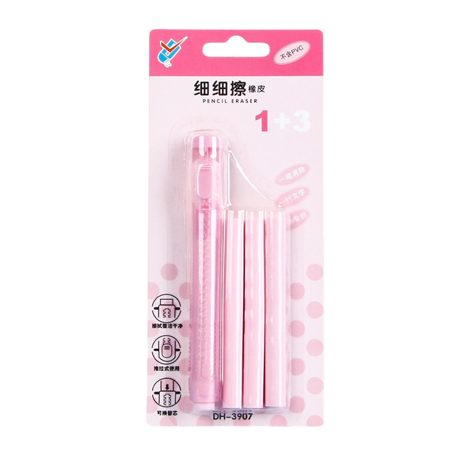 

Выдвижные ластики Мультяшные ластики для карандашей Художественные ластики для рисования Тонкие ластики Push-Pull Назад в раздел Школьные принадлежности для детей розовый