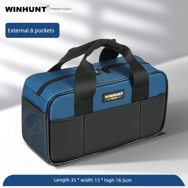 

Changshengke Electrician Kit Multi-Functional Portable Canvas Thickened Tool Storage Bag 16 inch large capacity Satchel kit