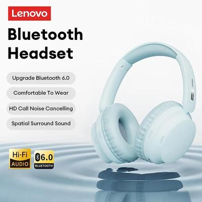 Cuffie Originali Lenovo LS108 Bluetooth 6.0 Auricolari Wireless per Gaming e Sport Suono Surround Stereo Cancellazione del Rumore ENC Lunga Durata della Batteria