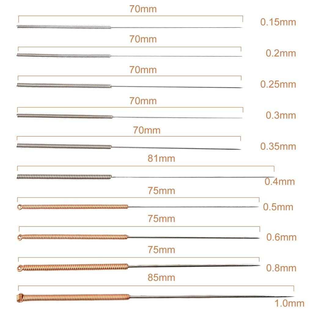 For 3D Printer 0.150.2 0.25 0.3 0.35 0.4 0.5 0.6 0.81.0mm Nozzle Cleaning Needle
