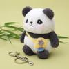 Pingente Chaveiro de Pelúcia Panda e Ornamento para Mochila