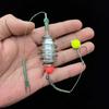 Aparatură Chiyakou cu Cârlig Orientat în Jos, Mărimea 6-8, cu Tub și Mărgele pentru Pescuitul la Crap cu Plumbul