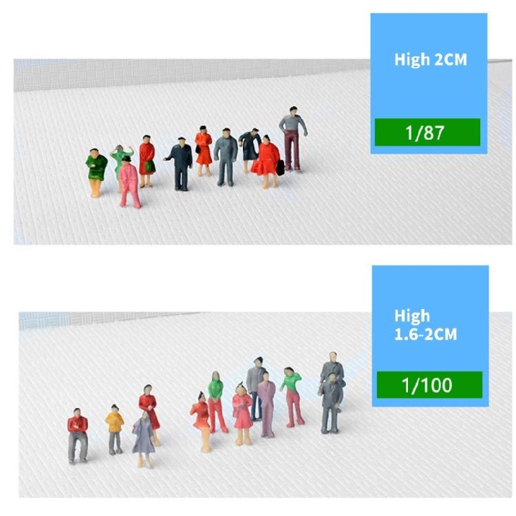 25Pcs Assorted Poses Model Train Layout Miniature People Figurines Perfect For DIY Crafts And Exhibits Decoration