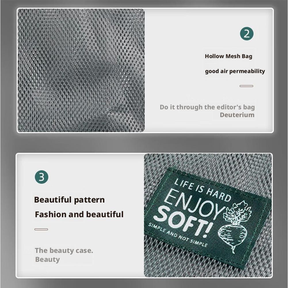 2025 Reusable Storage Bags Kitchen Hanging Mesh Bag Home Fruit And Vegetable Storage Net Bag For Ginger Garlic Potatoes Onions