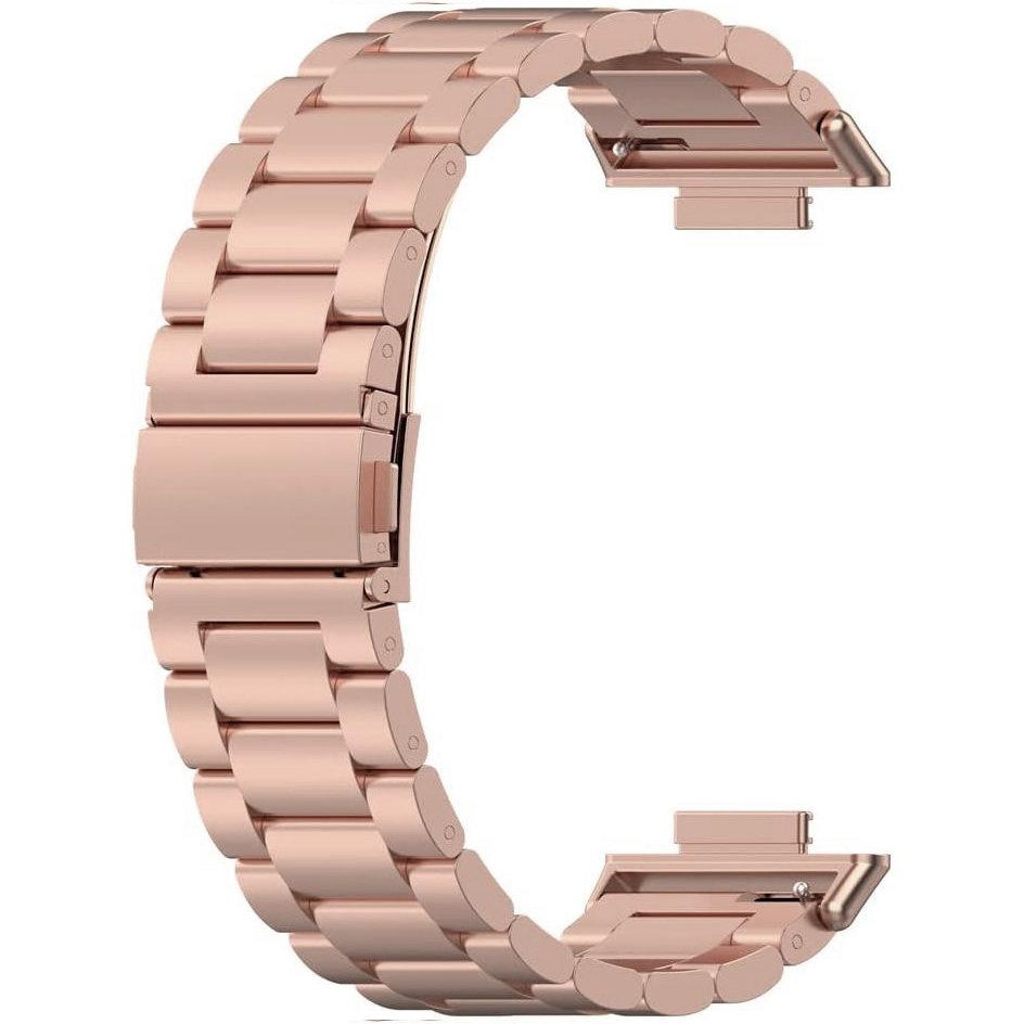 Edelstahlarmband für Huawei Watch Fit 2, Roségold