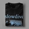 Slowdive Herren T-Shirt Neuheit T-Shirts Kurzarm Rundhals T-Shirts Reine Baumwolle Sommerkleidung