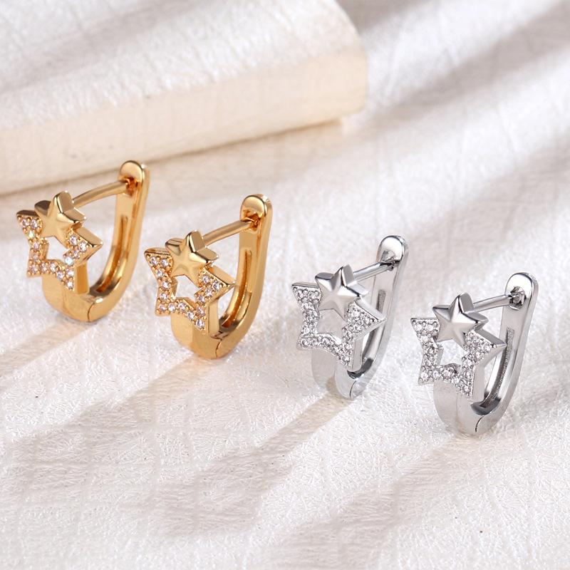 

Trendy European & American Style Star Ear Hoops, Cuffs & Rings