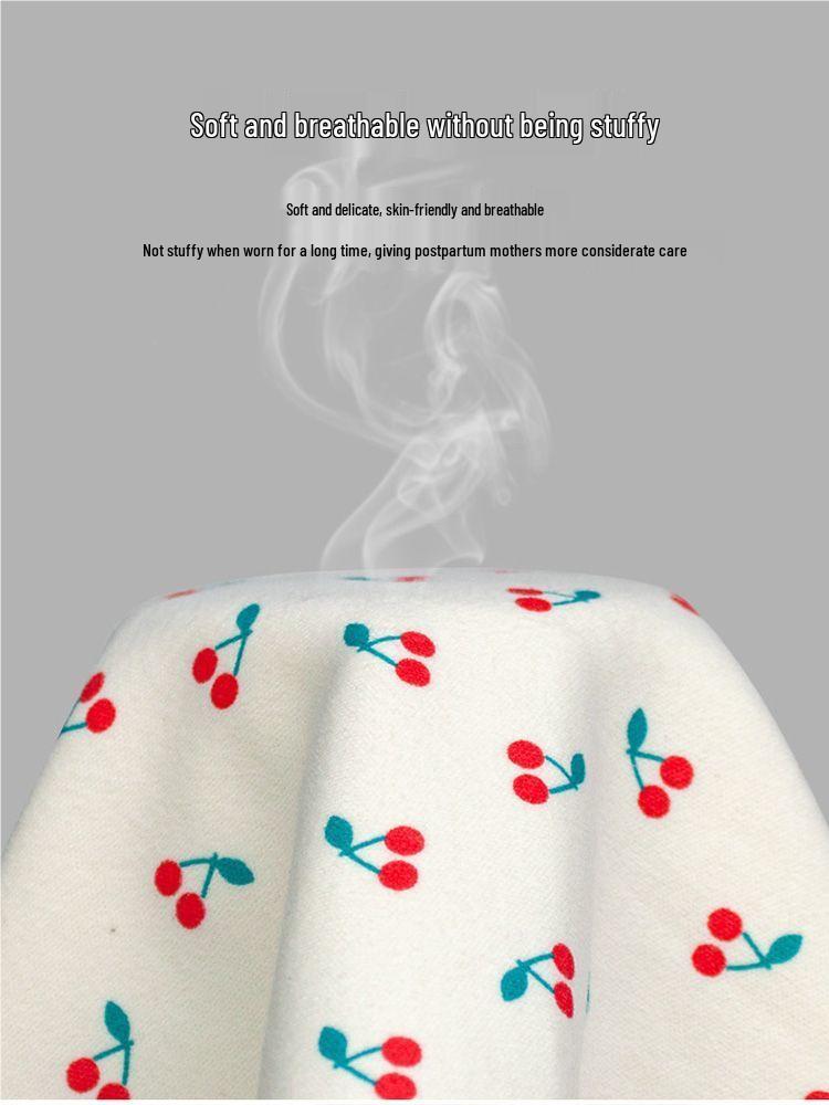 Breathable Maternity Headscarf: Cute, Cotton, Sweat-Absorbent Wide-Brim Hat for Spring/Summer