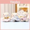 Cute Bear Teddy Plush Stuffed Animal With Pp Cotton Fill Keychain Gift Girls For