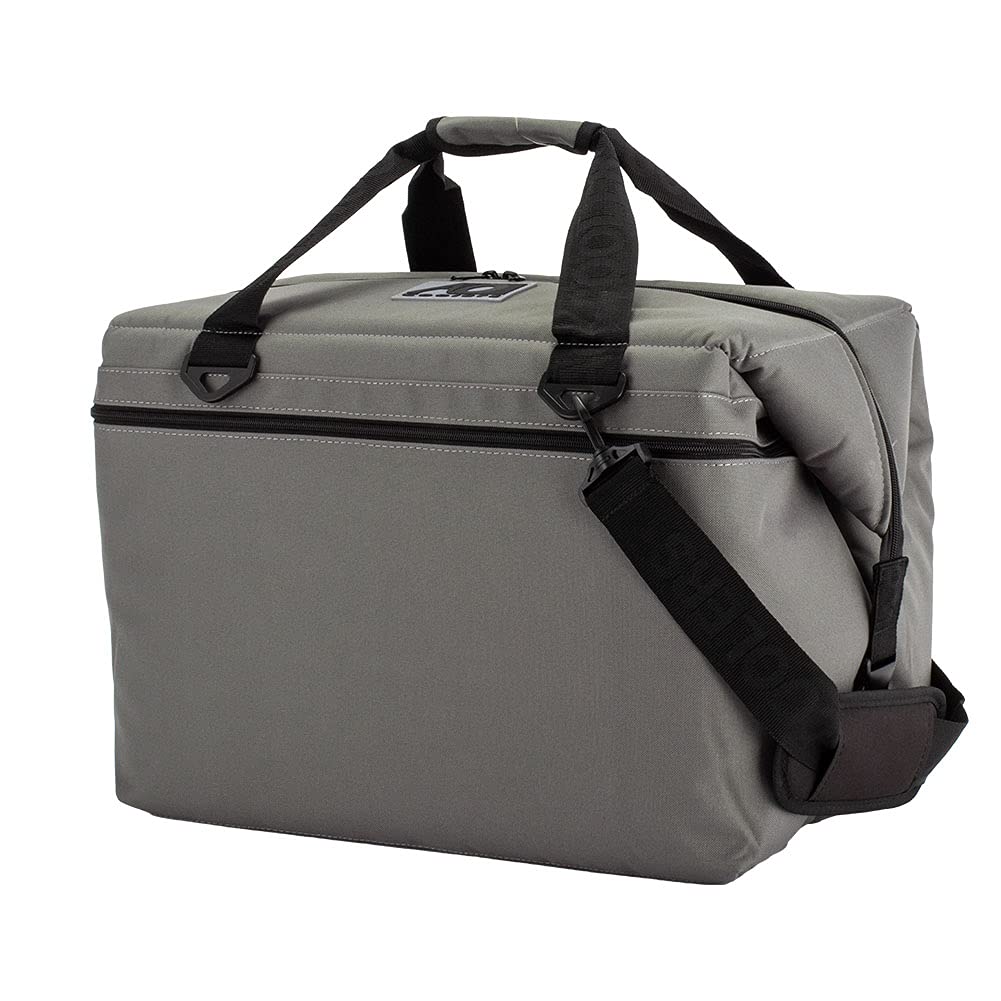 AO Coolers Cooler Bag 48 Pack Canvas Soft Cooler AO48CH Charcoal 45L Soft Cooler Bag Outdoor Large Capacity [AO Coolers] Approx. [Item]