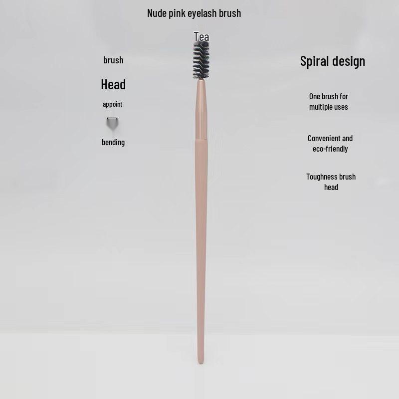 8/12-Piece Pink Makeup Brush Set for Beginners: Includes Soft Bristle Powder, Eyeshadow, and Angled Eyeliner Brushes.