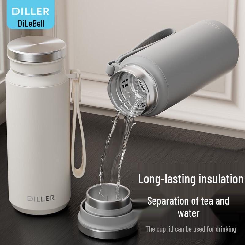 Diller 600ml 316 Stainless Steel Portable Tea Infuser Bottle