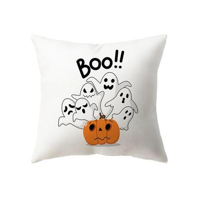 Halloweenská tématika Hororový potisk dýně Vzor Povlak na polštář Domácí Obývací pokoj Pohovka Dekorace Čtvercový polštář