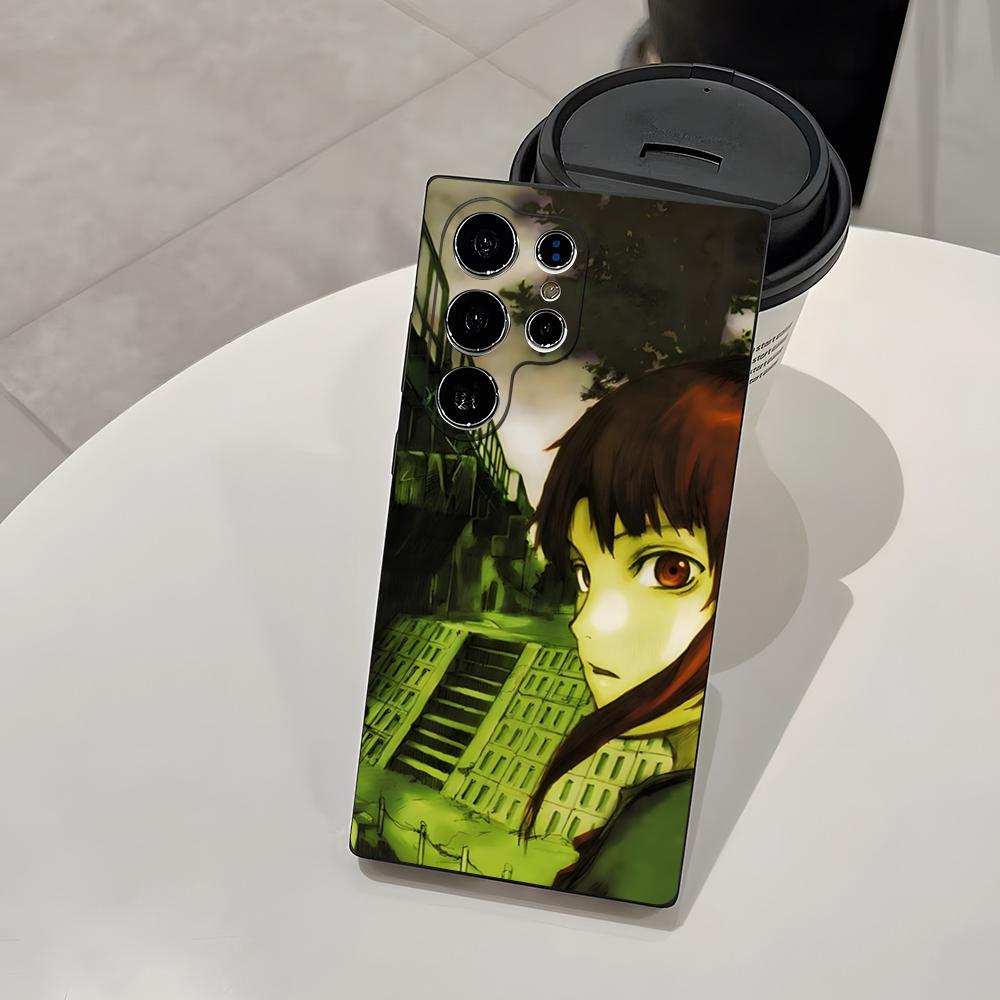 Serial Experiments L-Lain Phone Case For Samsung S26 S25 Plus S20 S20 Plus S22 Ultra S23 FE S21 Plus S21 Ultra Soft Cover