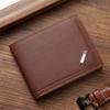 Vintage Men Leather Wallet Short Slim Male Purses Money Credit Card Holders Men Wallet Money Bag
