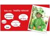 Korean Style Kids' Waterproof Cartoon Hooded Raincoat Poncho