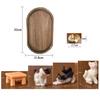 Bombinate Incense Cat Wooden Cute Japanese Beech Wood Holder, Design, Plate, Style,