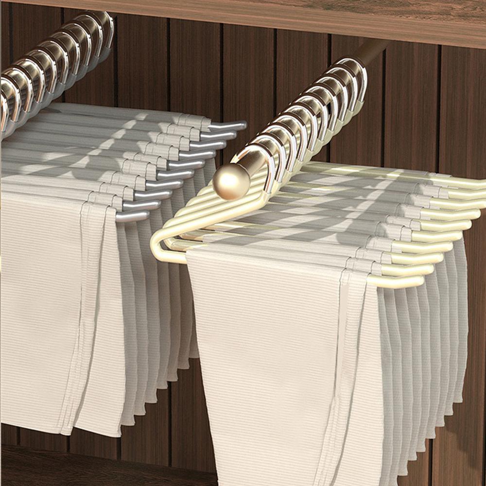 Trousers Hanger 5 Colors Non-slip No Trace Strong Toughness Non-toxic And Tasteless Wardrobe Storage Adult Hanger 35*11cm