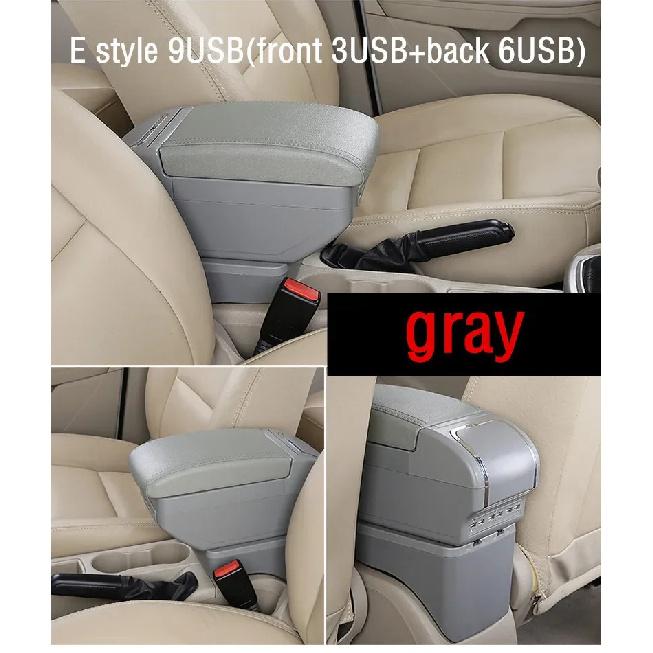 Car Armrest For Suzuki Sx4 Armrest Box 2007-2013 Center Centre Console Storage Box Armrest with USB 2008 2009 2010 2011 2012