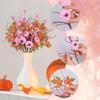 Simulated Leaf Cuttings Wrapped Pumpkin Cuttings Decoration Thanksgiving Simulation Pumpkin Leaves