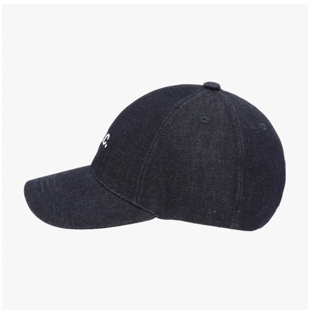 A.p.c Charlie Denim Ballcap M24069 Iai Indigo