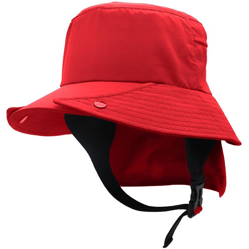 New fashion fisherman hat couple big eaves detachable stackable trekking wild adventure fishing neck protection surf basin hat