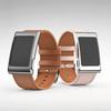 Cinturino Sportivo in Pelle Regolabile a Rilascio Rapido Cinturino per Fitness Tracker Sostituzione Braccialetto con Cornice Metallica per Amazfit Helio Strap