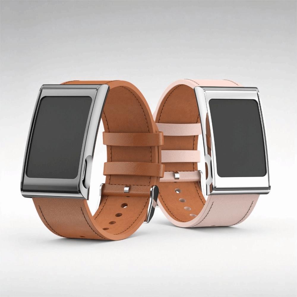 Cinturino Sportivo in Pelle Regolabile a Rilascio Rapido Cinturino per Fitness Tracker Sostituzione Braccialetto con Cornice Metallica per Amazfit Helio Strap