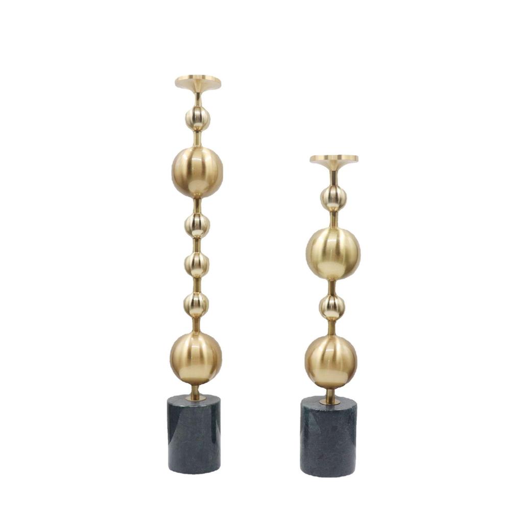 Artistic Iron Ball Candlestick Ornament for Hotel, Restaurant, or Home Décor