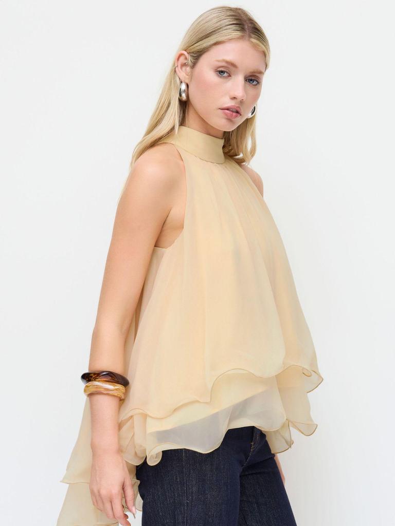 Women's Stylish Irregular Loose-Fit Top - Flattering, Lightly Mature Design
